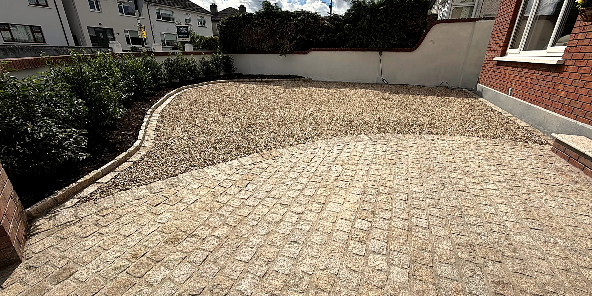 Gravel Driveway & Cobble Apron, Churchtown