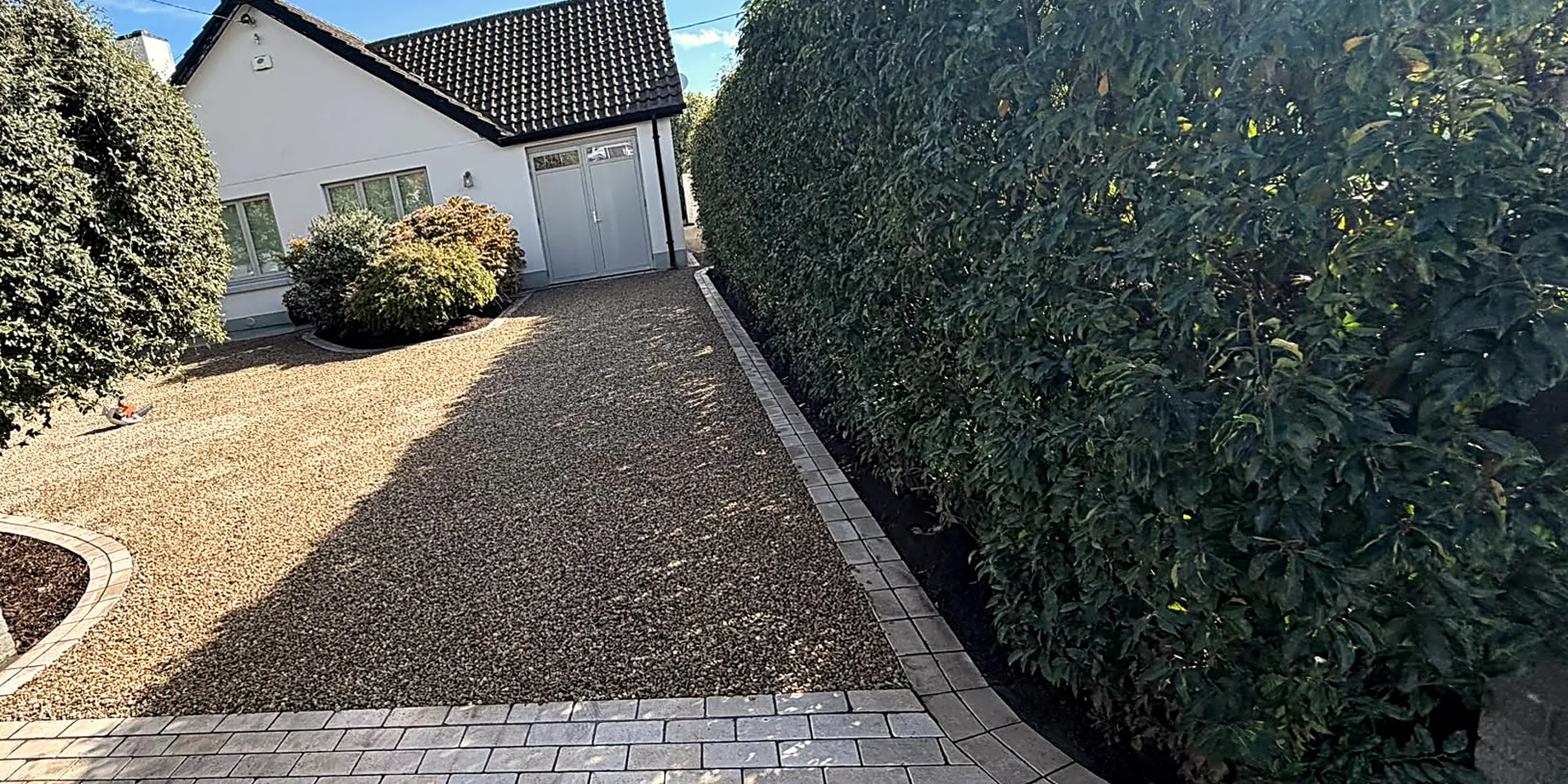 Gravel Driveway & Limestone Cobbles, Foxrock