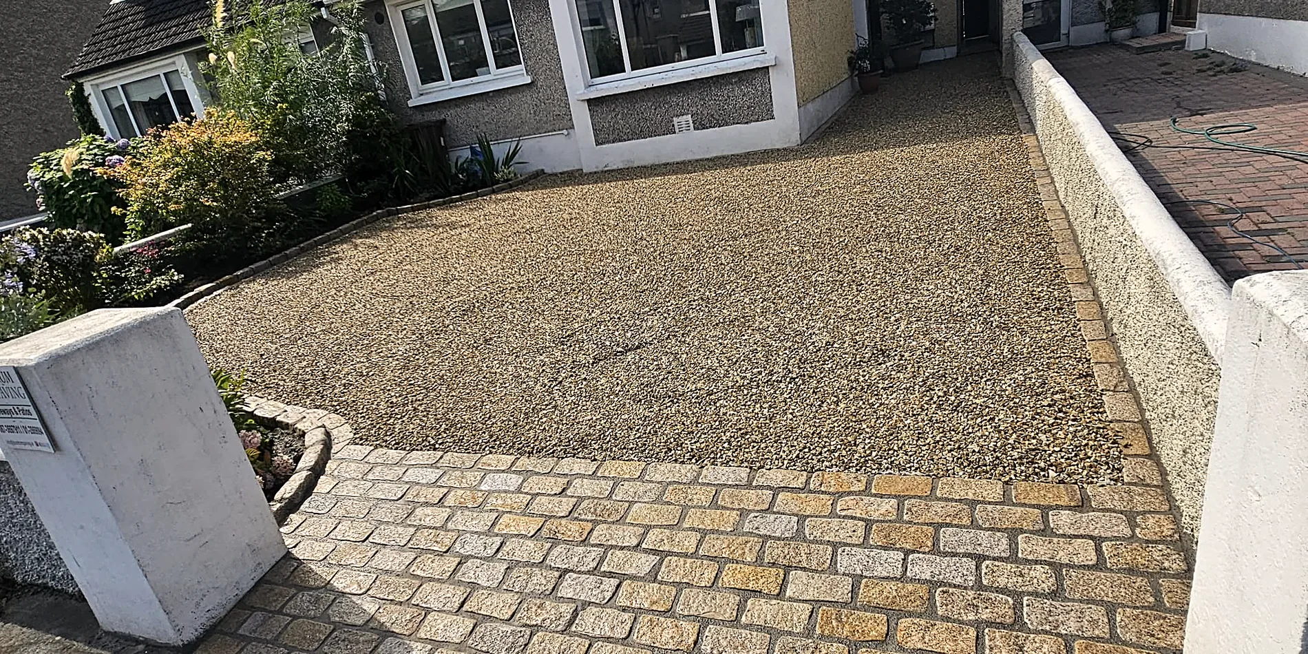 Gravel Driveway & Cobble Apron, Rathfarnham