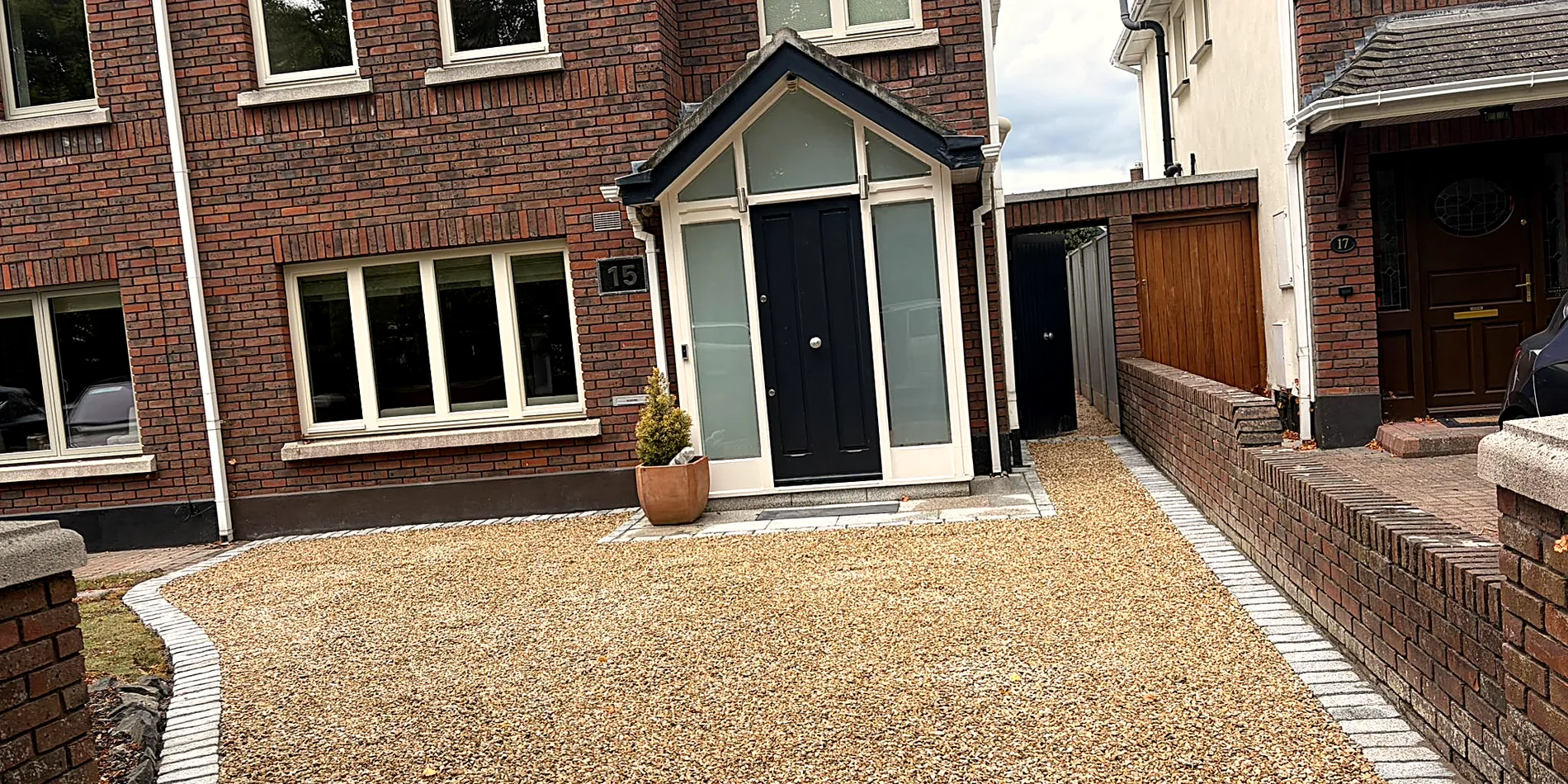 Gravel Driveway & Cobble Apron, Terenure