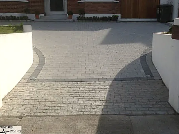 Cobblelock driveway in South Dublin by Dundrum Paving