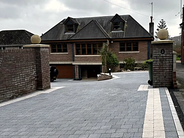 Cobblelock driveway in South Dublin by Dundrum Paving