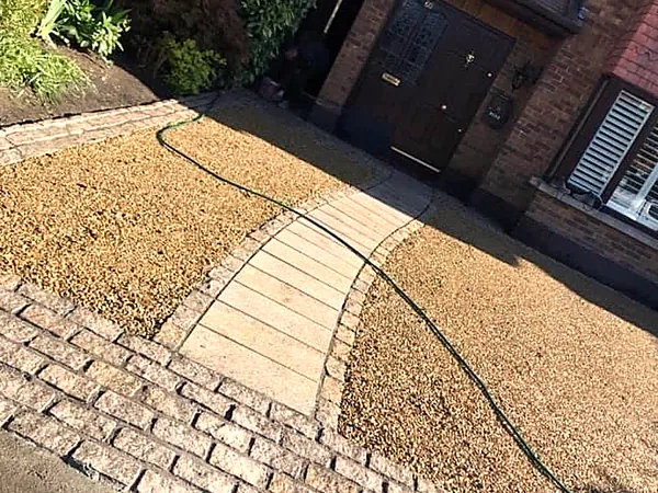 Gravel driveway in South Dublin by Dundrum Paving