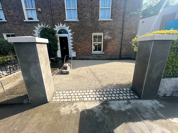 Gravel driveway in South Dublin by Dundrum Paving