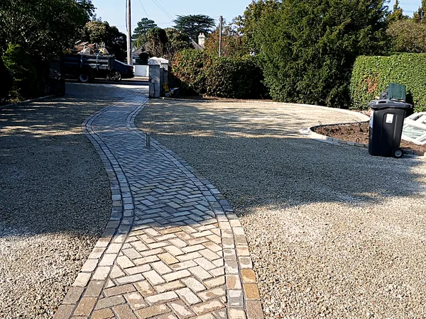 Gravel driveway in South Dublin by Dundrum Paving