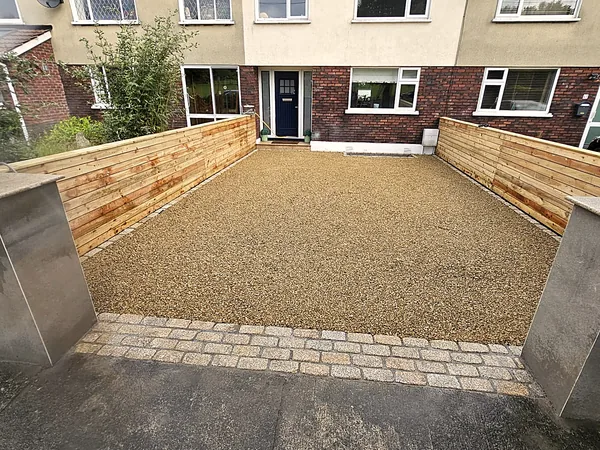 Gravel driveway in South Dublin by Dundrum Paving