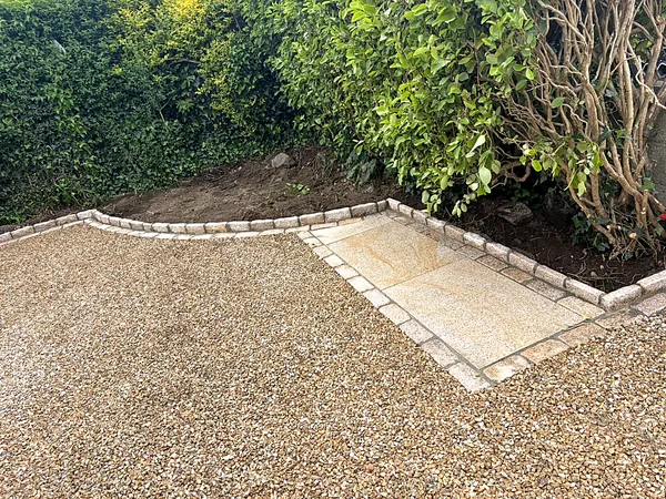 Gravel driveway in South Dublin by Dundrum Paving