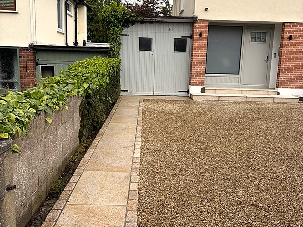 Gravel driveway in South Dublin by Dundrum Paving