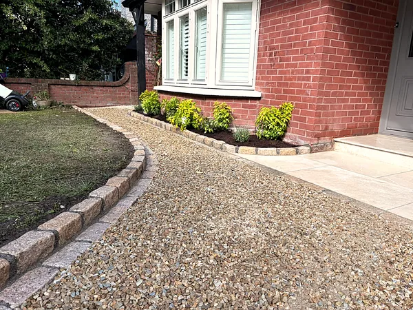 Gravel driveway in South Dublin by Dundrum Paving