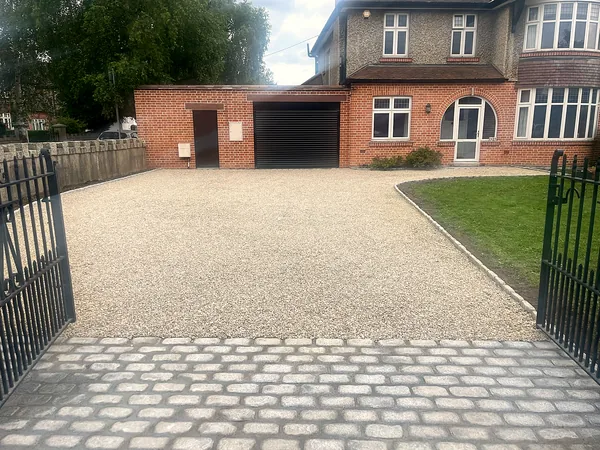 Gravel driveway in South Dublin by Dundrum Paving