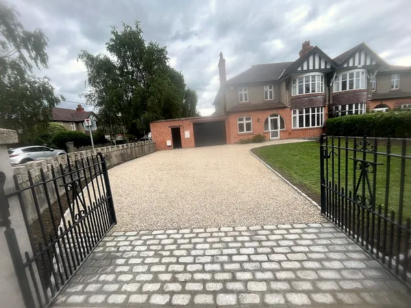 Gravel driveway in South Dublin by Dundrum Paving