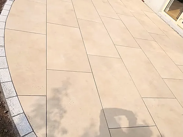 Porcelain paving in South Dublin by Dundrum Paving