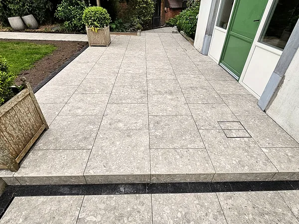 Porcelain paving in South Dublin by Dundrum Paving