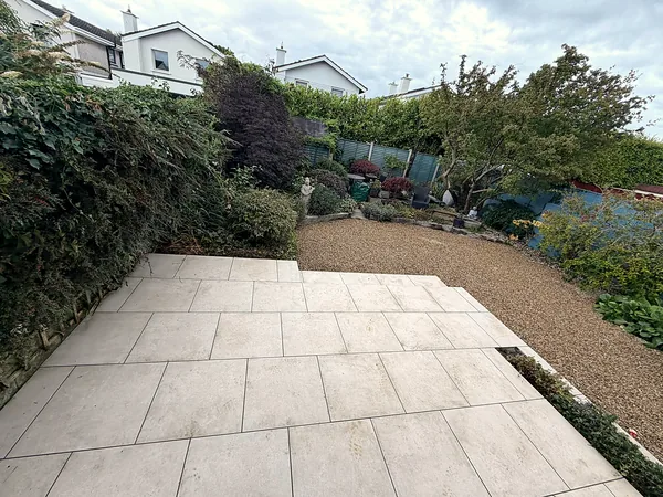 Porcelain paving in South Dublin by Dundrum Paving