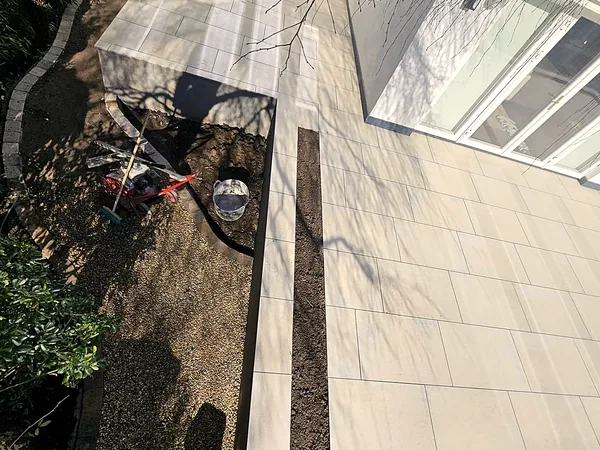 Porcelain paving in South Dublin by Dundrum Paving