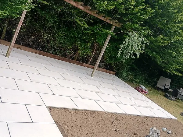 Porcelain paving in South Dublin by Dundrum Paving