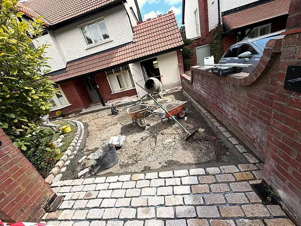 Completed project in South Dublin by Dundrum Paving