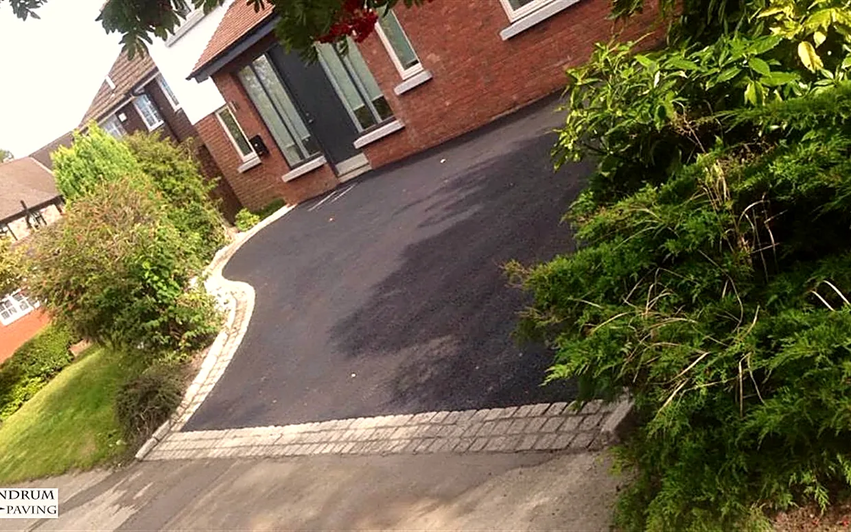 Finished tarmac work laid by our own crew across South Dublin.