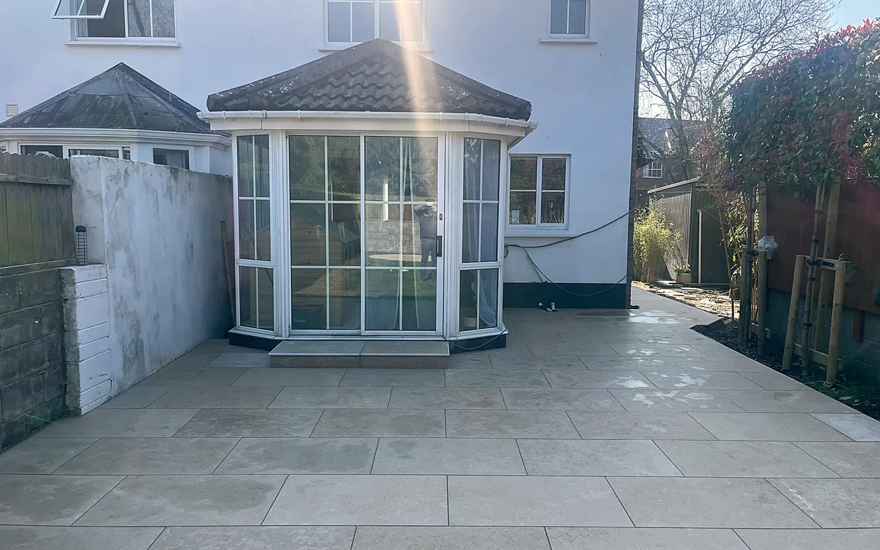 Egyptian limestone, hand-laid for warmth and character that lasts a lifetime.