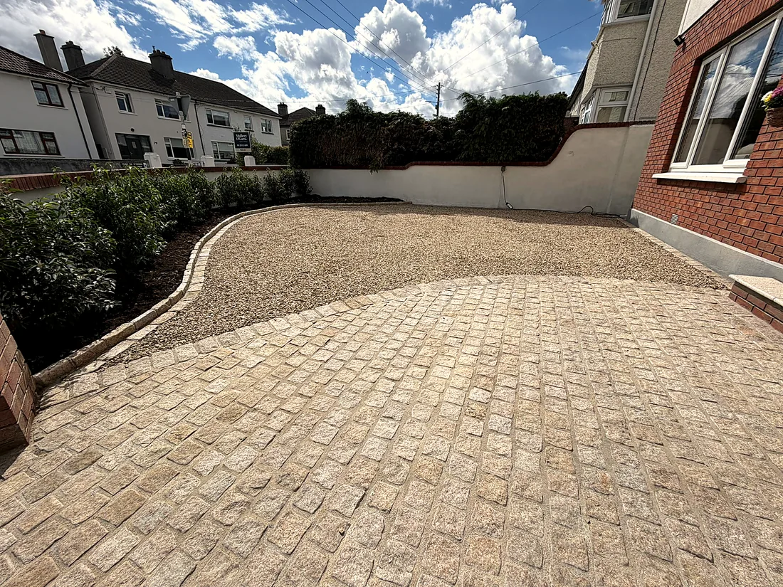 Gravel Driveway & Cobble Apron, Churchtown