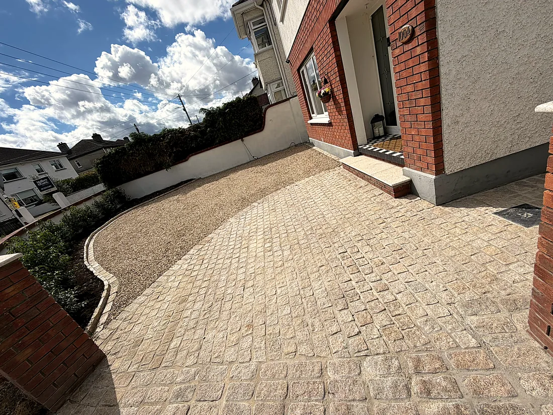 Gravel Driveway & Cobble Apron, Churchtown