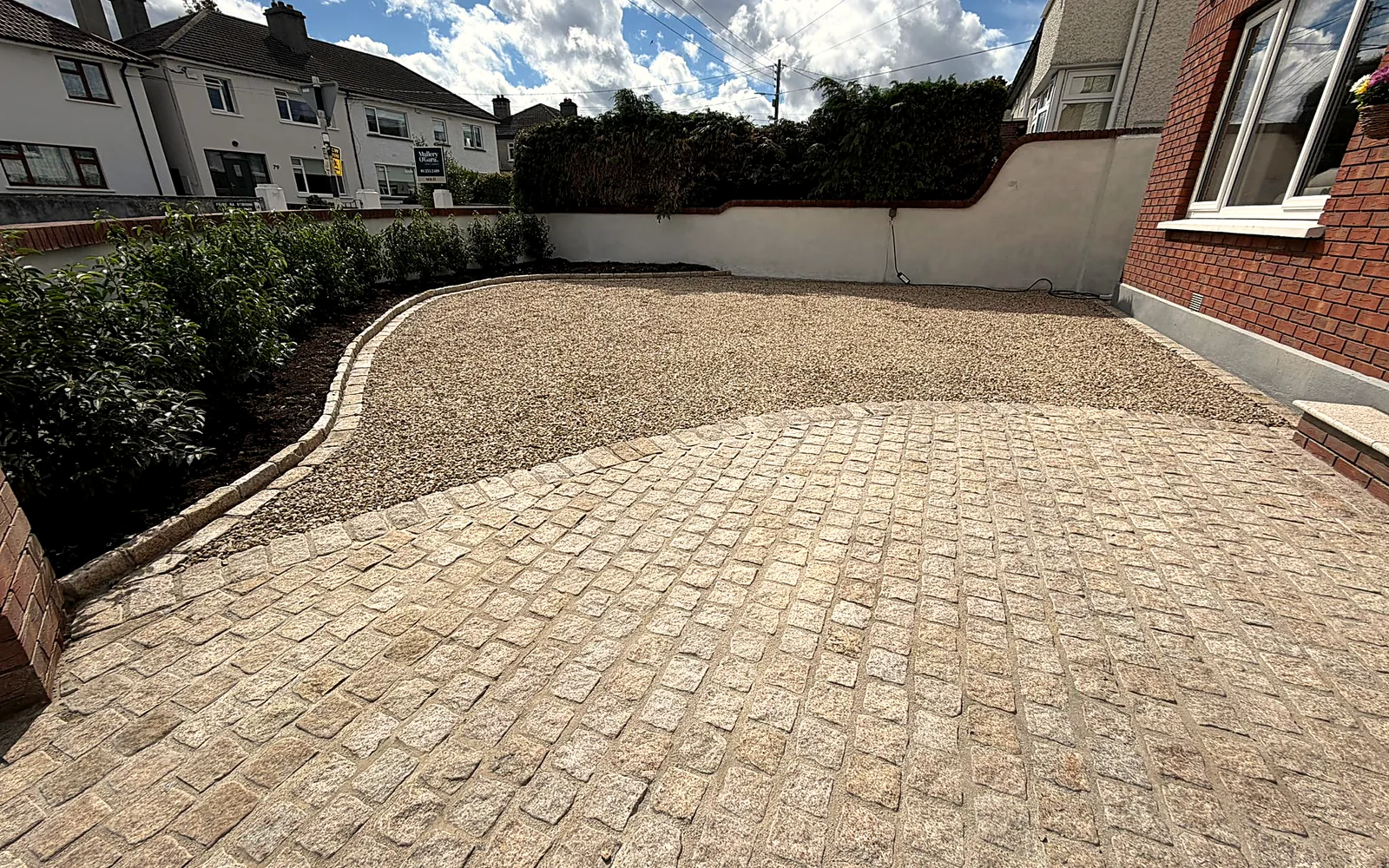 Gravel Driveway & Cobble Apron, Churchtown - after