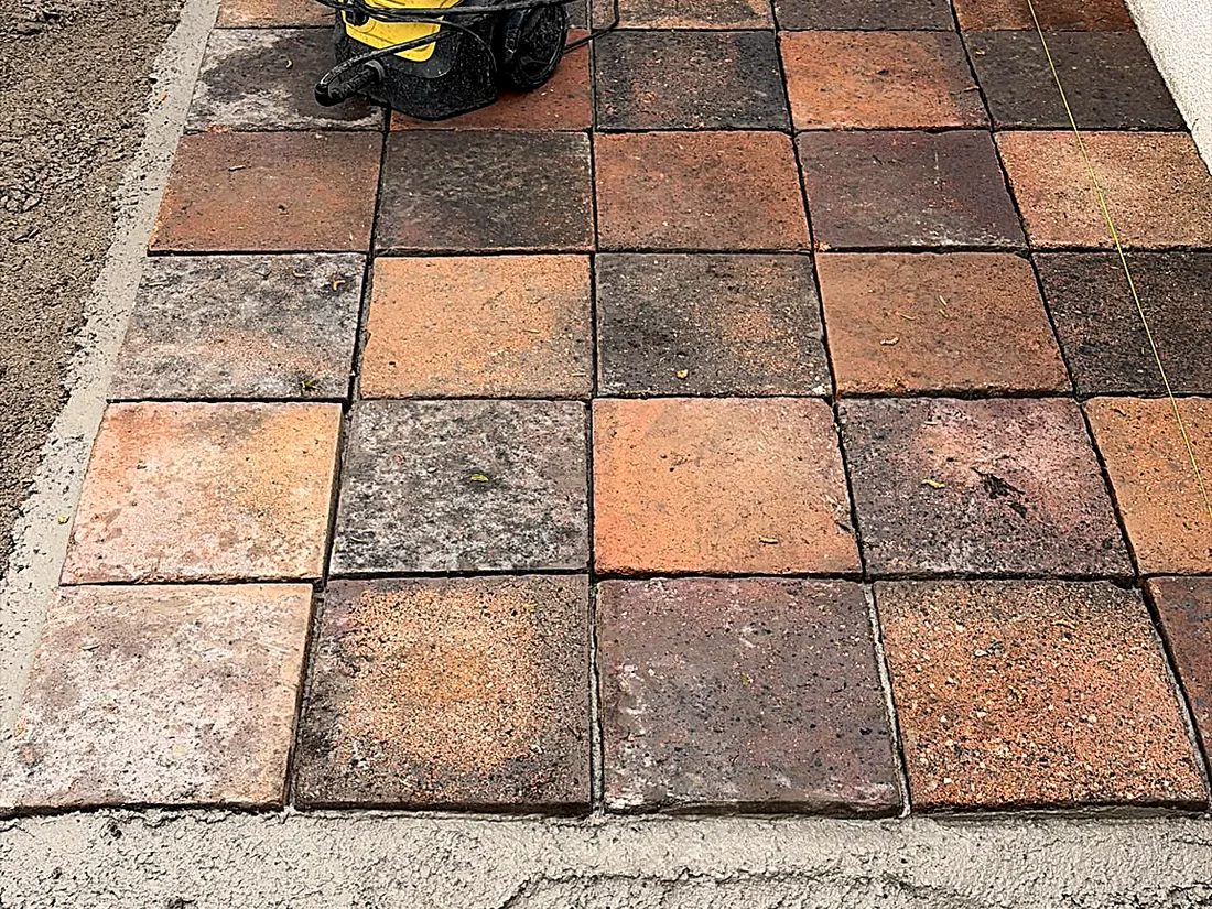 New Lawn, Slate Patio & Clay Pavers, D&uacute;n Laoghaire