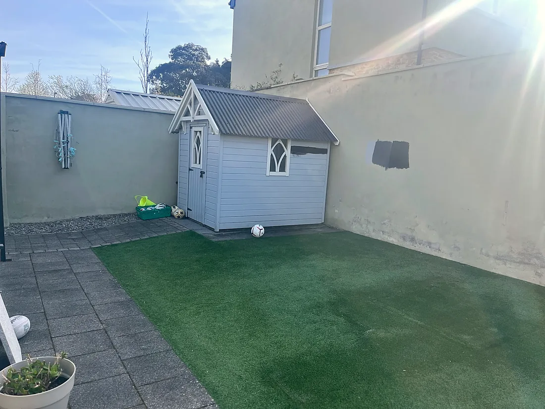 Sunken Trampoline & New Lawn, Killiney