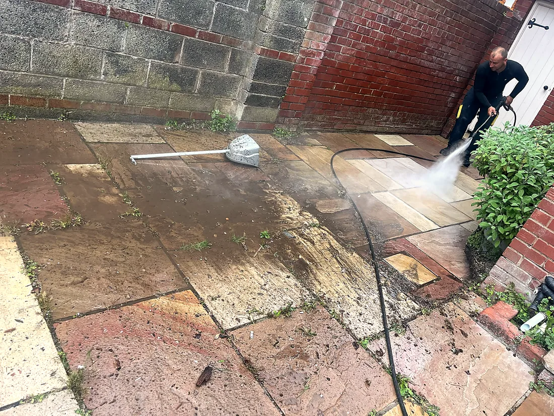 Sandstone Patio Restoration, South Dublin