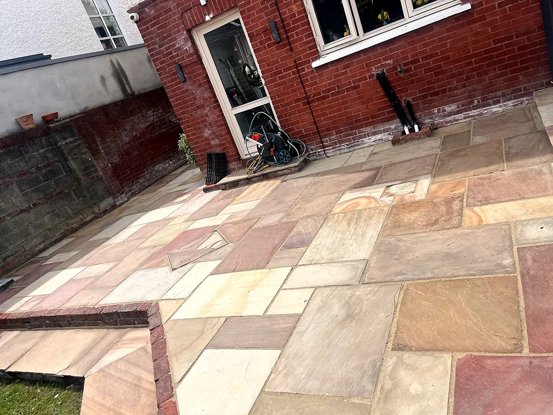 Sandstone Patio Restoration, South Dublin