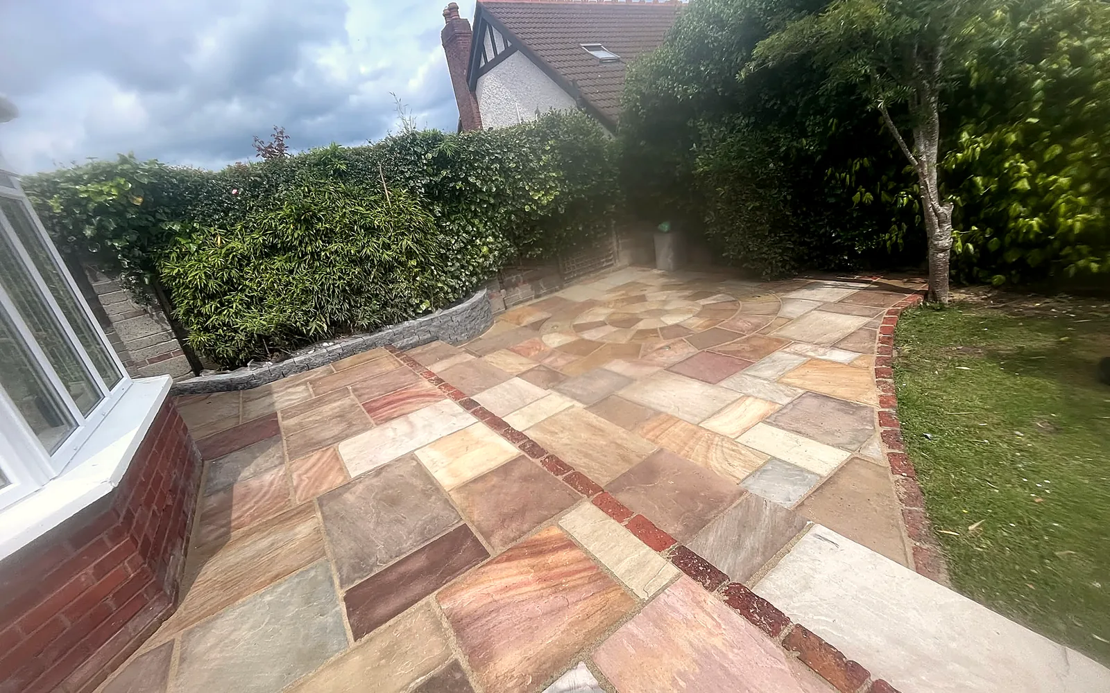 Sandstone Patio Restoration, South Dublin - after