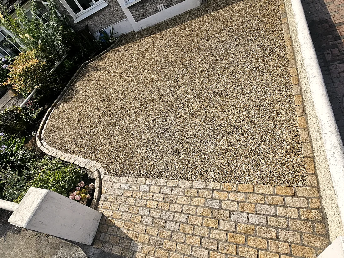 Gravel Driveway & Cobble Apron, Rathfarnham