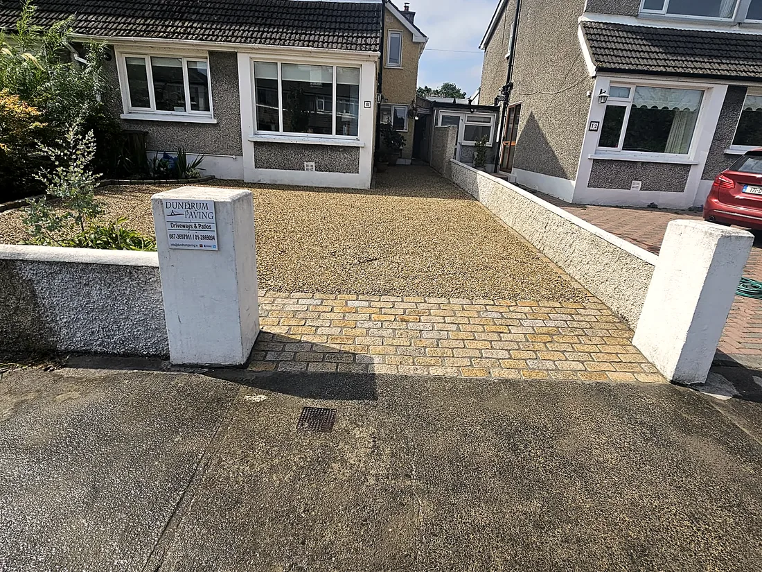 Gravel Driveway & Cobble Apron, Rathfarnham