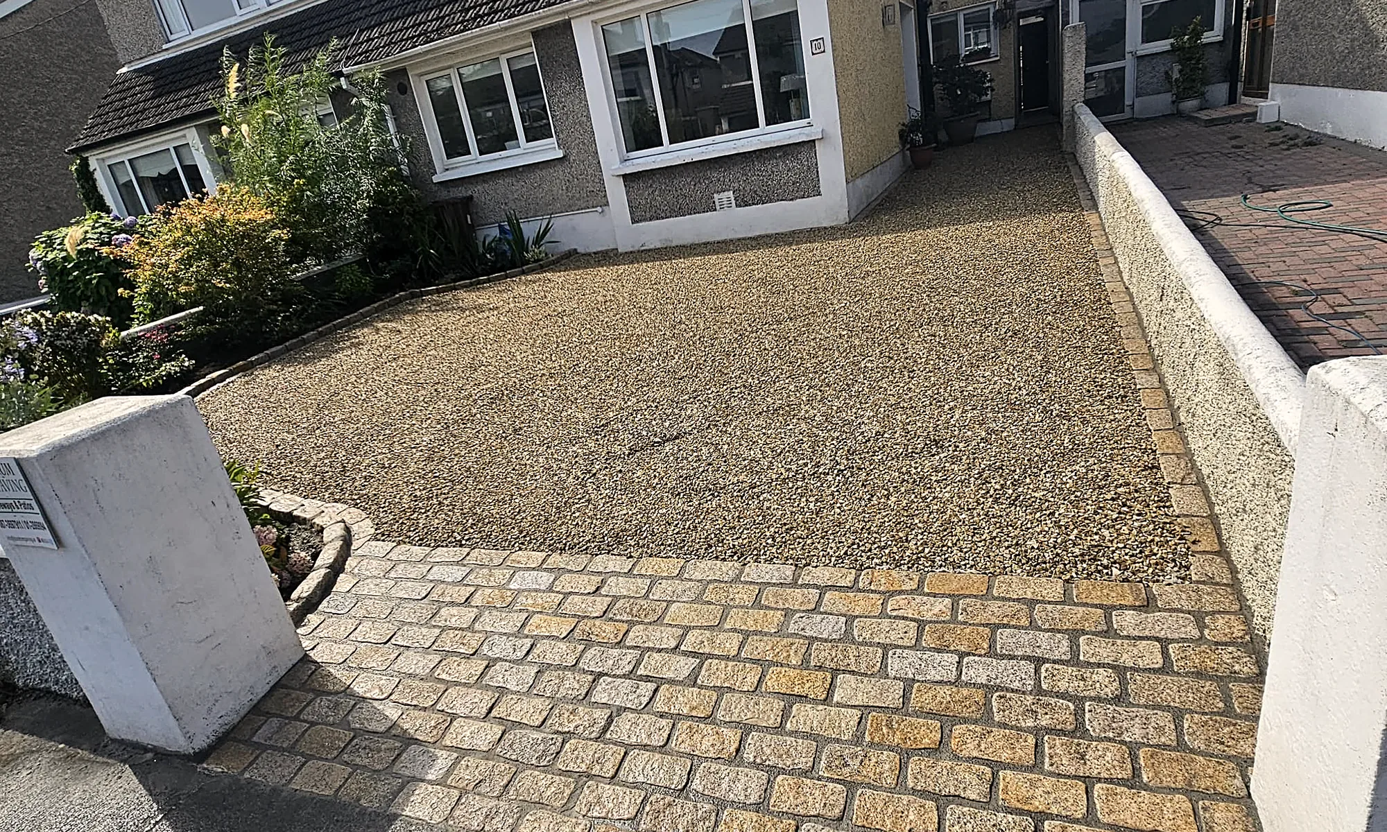 Gravel Driveway & Cobble Apron, Rathfarnham