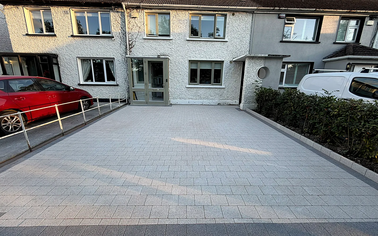 Silver Granite Paved Driveway, Rathfarnham - after