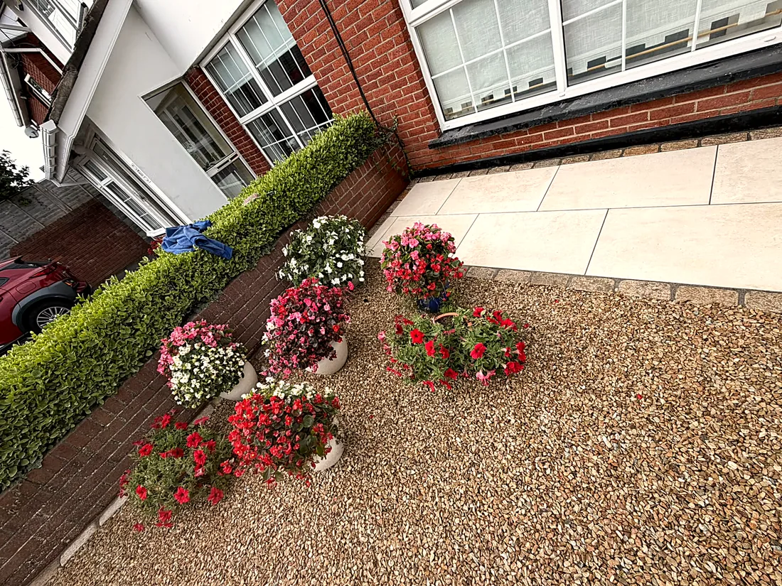 Gravel Driveway, Porcelain Path & Step, Rathfarnham