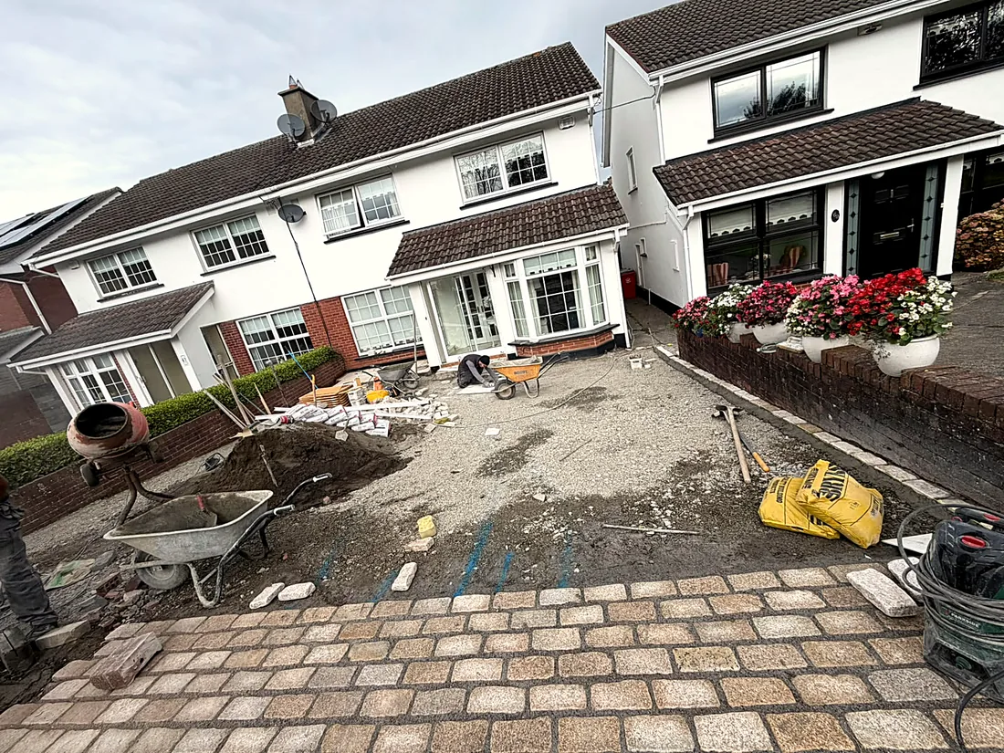 Gravel Driveway, Porcelain Path & Step, Rathfarnham