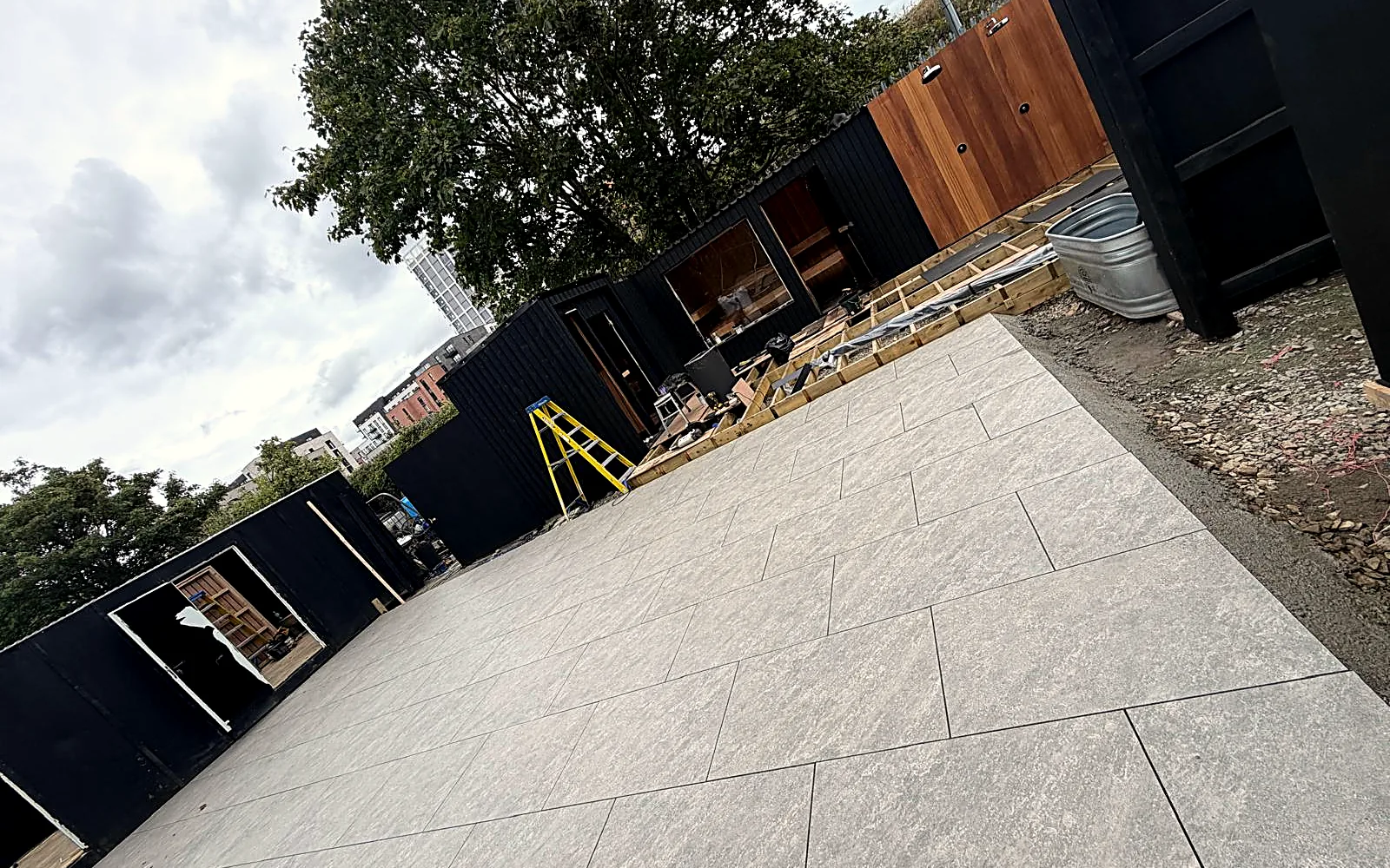 Commercial Porcelain Patio, Sandymount - after