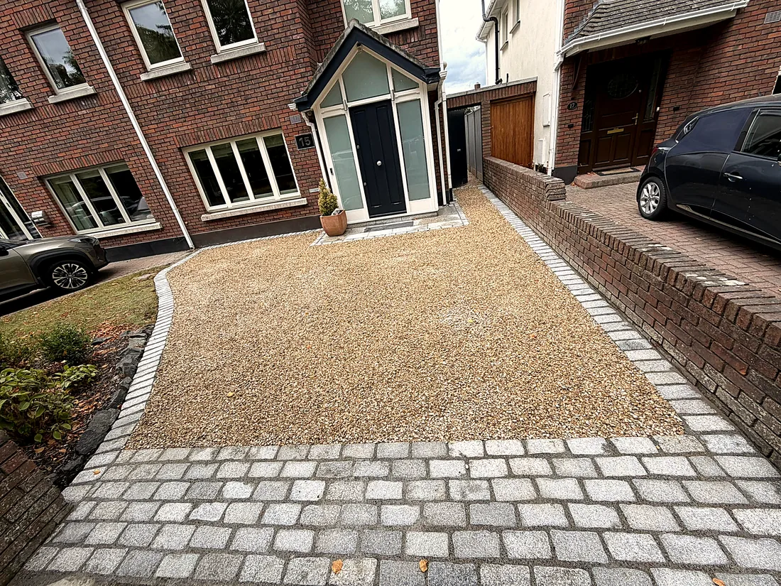 Gravel Driveway & Cobble Apron, Terenure