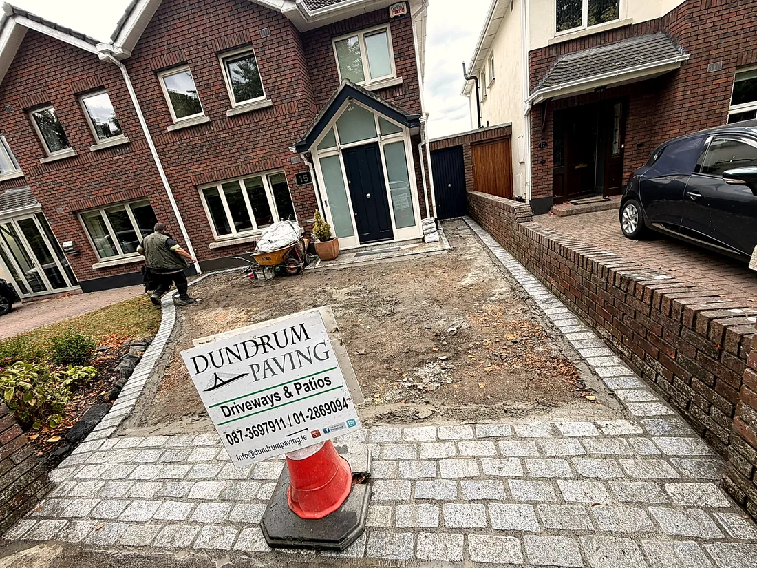 Gravel Driveway & Cobble Apron, Terenure