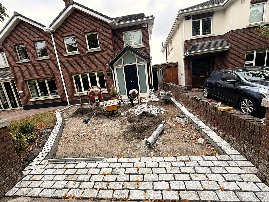 Gravel Driveway & Cobble Apron, Terenure