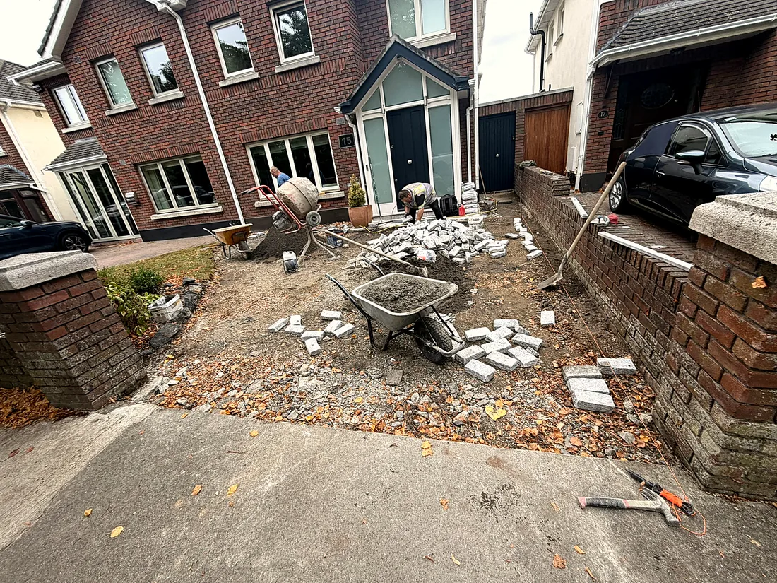 Gravel Driveway & Cobble Apron, Terenure