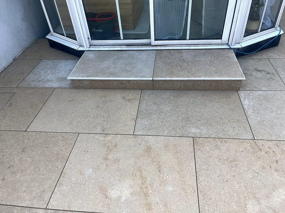 Limestone patio, Clonskeagh